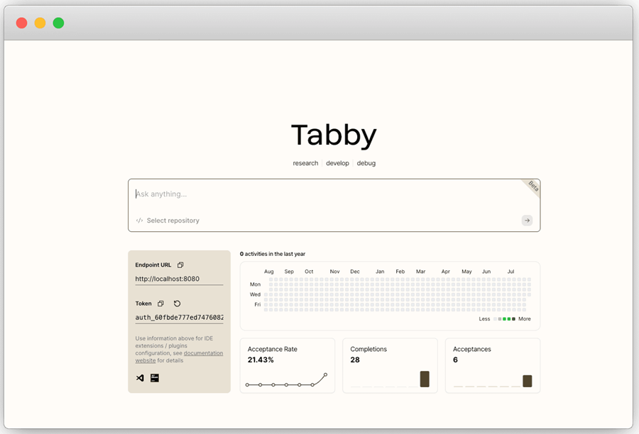 Tabby编码助手私有化部署指南