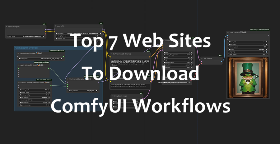 7个ComfyUI工作流下载网站
