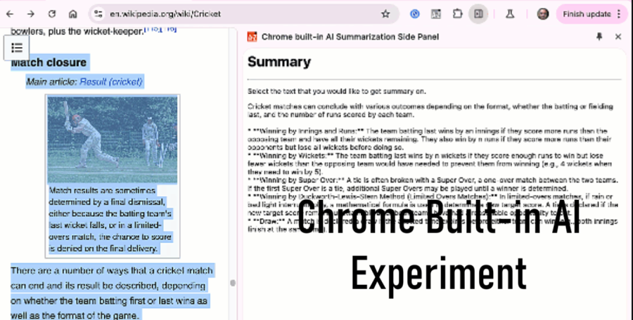 Chrome内置AI的扩展开发实验