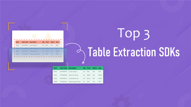 3个最有效的表格提取SDK