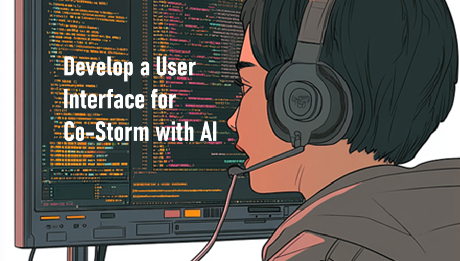 用AI开发Co-STORM用户界面