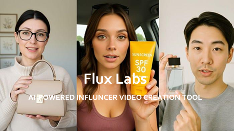 Flux Labs：AI网红视频制作工具